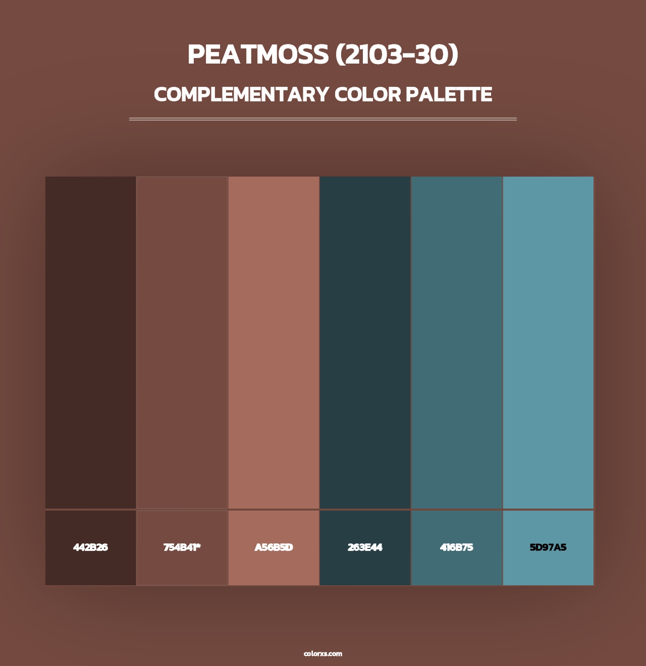 Peatmoss (2103-30) - Complementary Color Palette