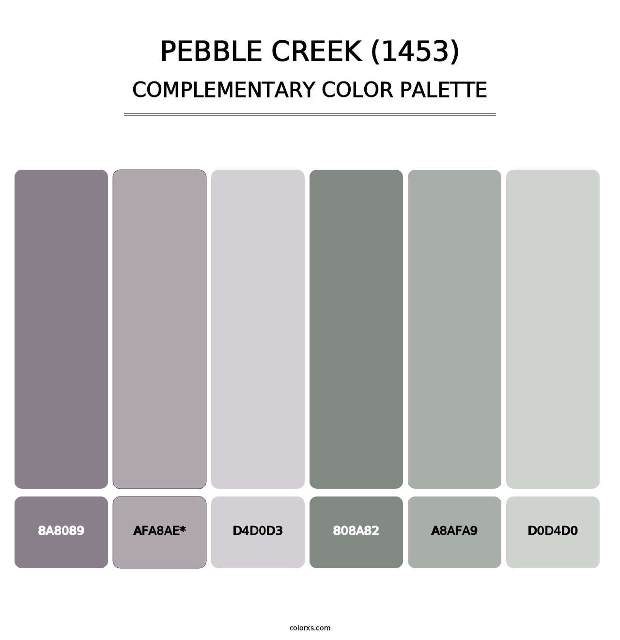 Pebble Creek (1453) - Complementary Color Palette