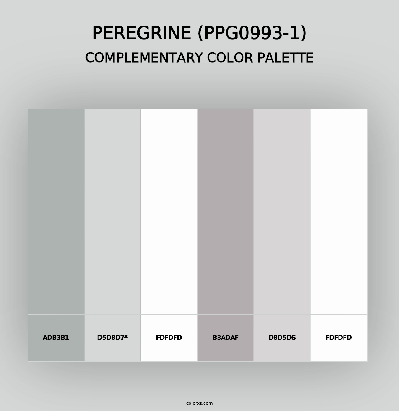 Peregrine (PPG0993-1) - Complementary Color Palette