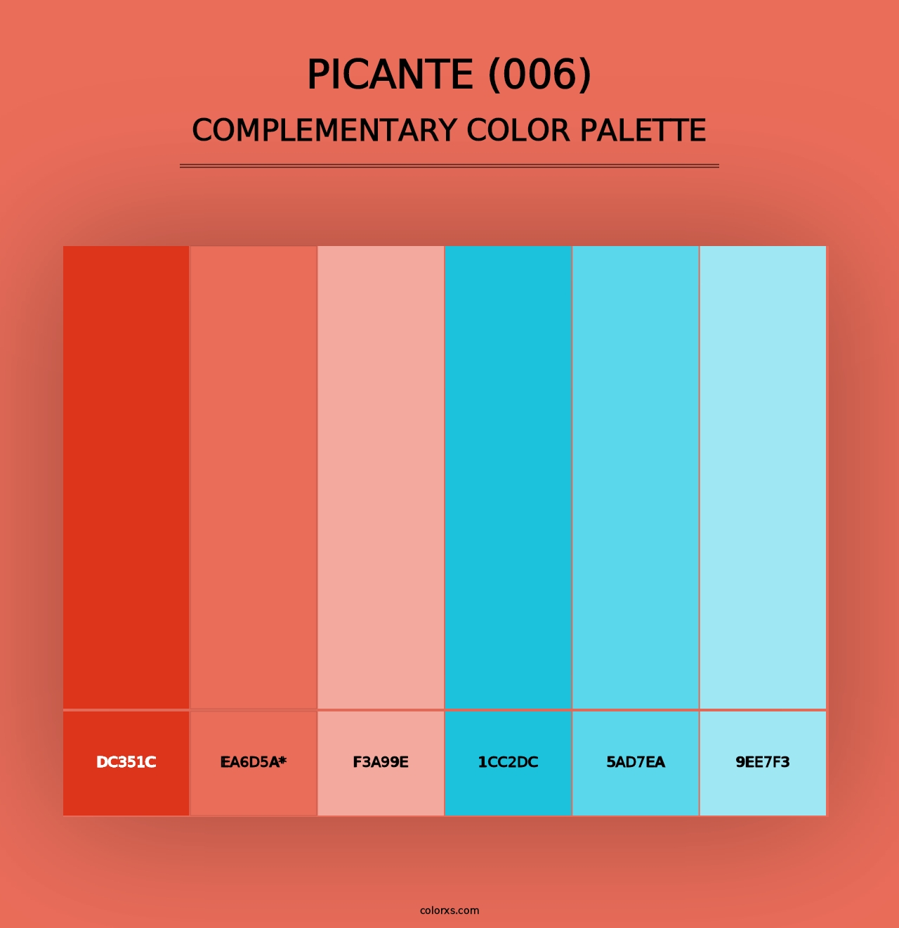 Picante (006) - Complementary Color Palette