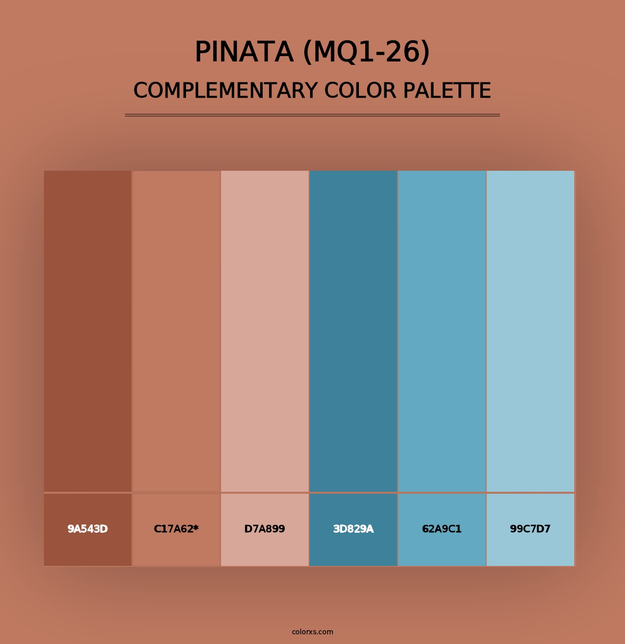 Pinata (MQ1-26) - Complementary Color Palette