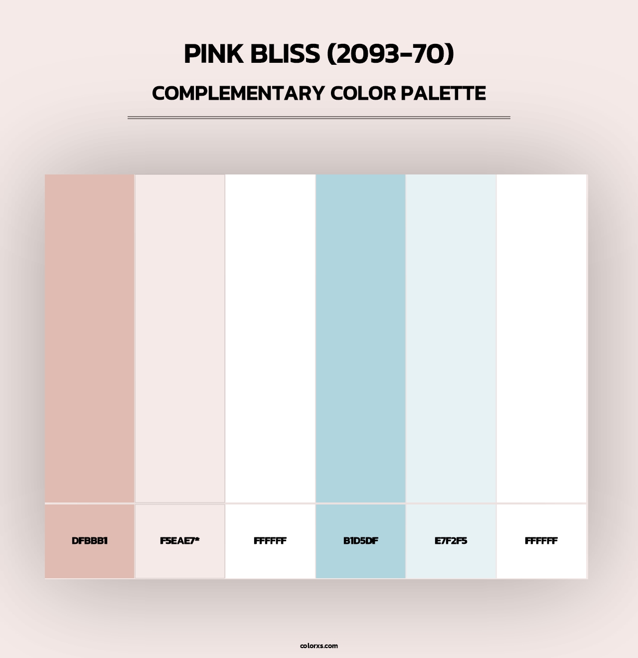 Pink Bliss (2093-70) - Complementary Color Palette