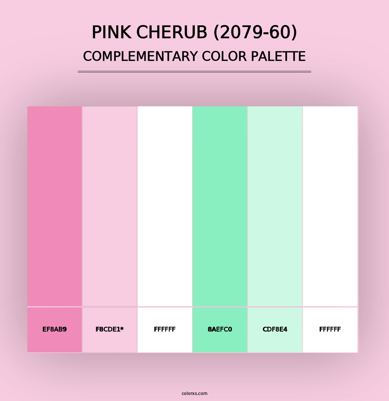 Pink Cherub (2079-60) - Complementary Color Palette