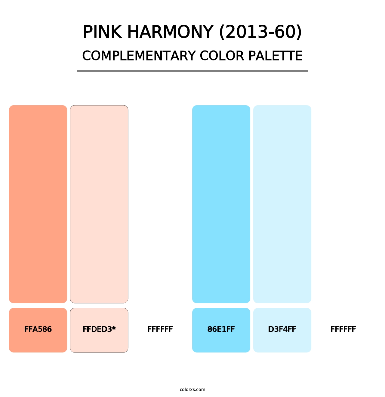 Pink Harmony (2013-60) - Complementary Color Palette