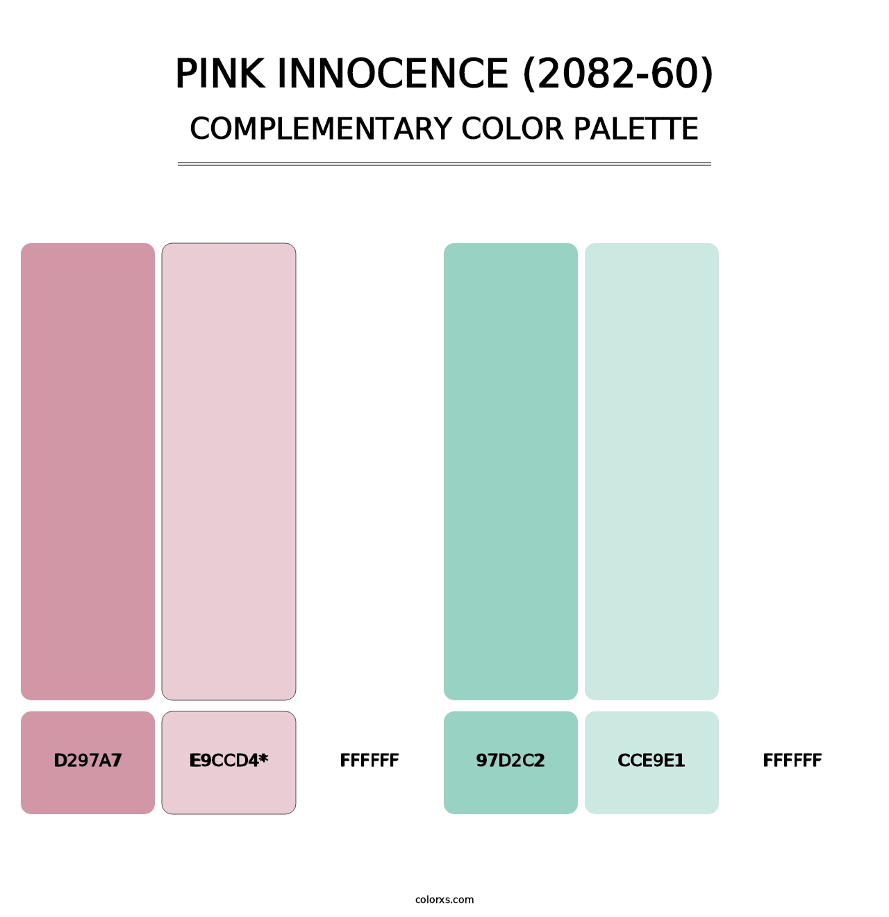 Pink Innocence (2082-60) - Complementary Color Palette