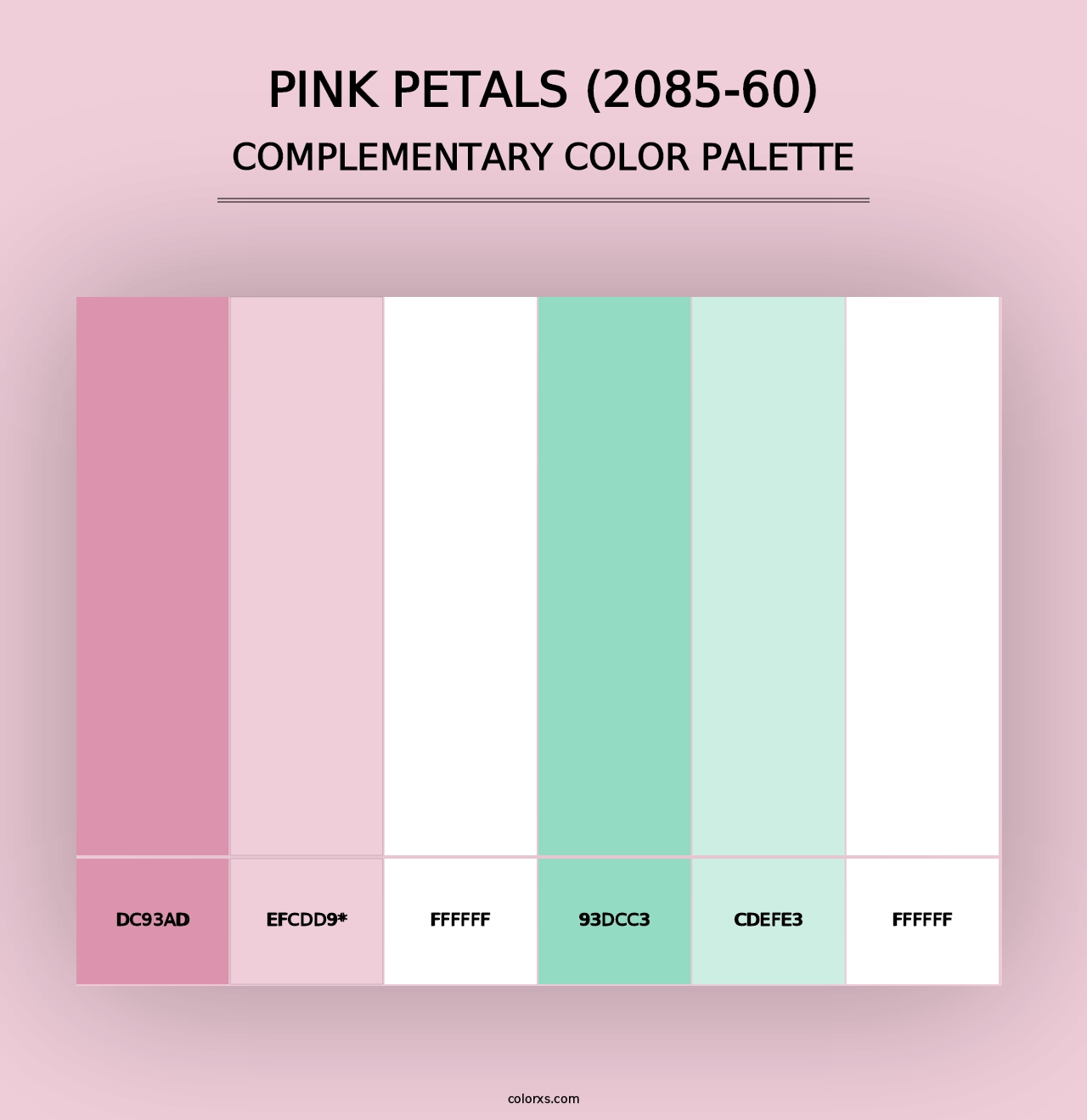 Pink Petals (2085-60) - Complementary Color Palette