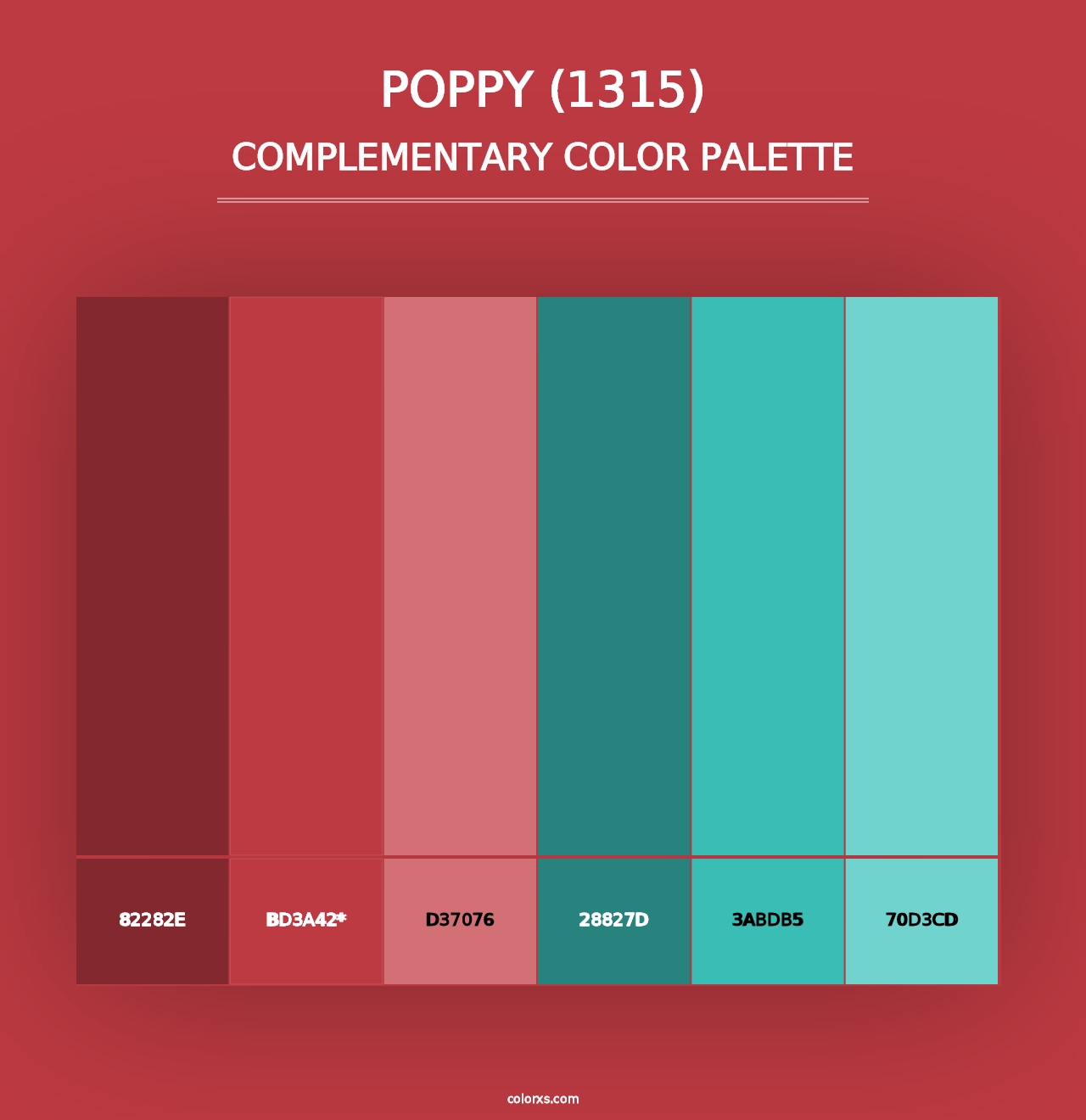 Poppy (1315) - Complementary Color Palette