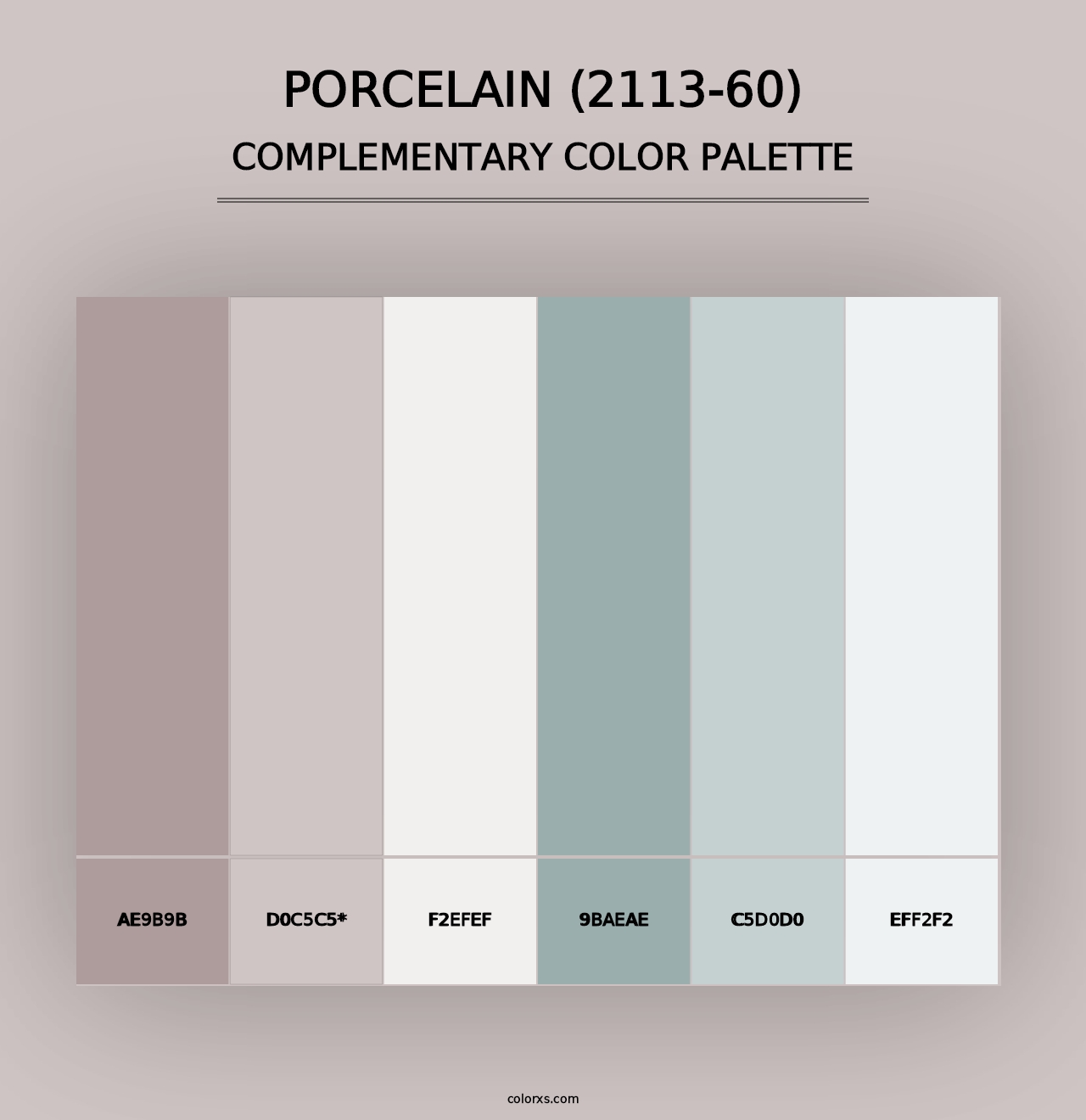 Porcelain (2113-60) - Complementary Color Palette