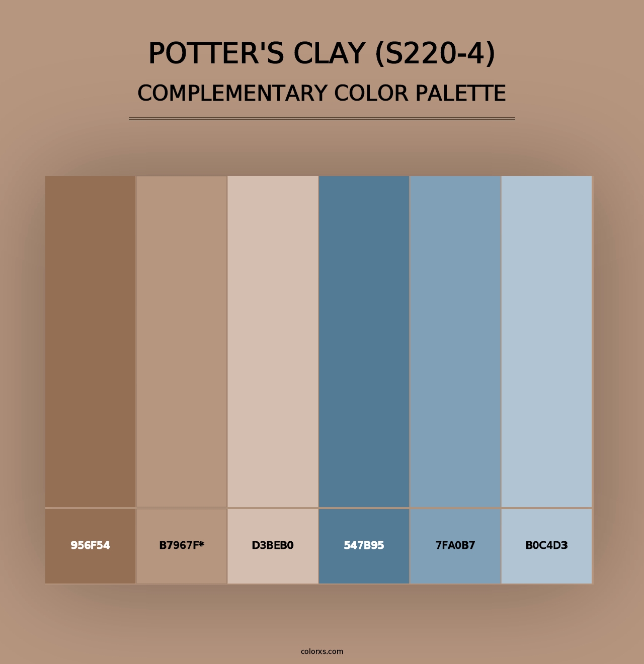 Potter'S Clay (S220-4) - Complementary Color Palette