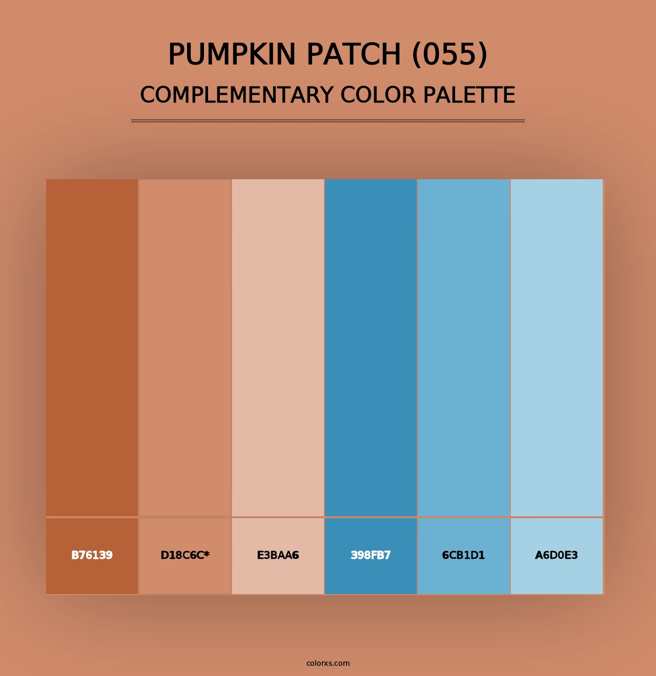 Pumpkin Patch (055) - Complementary Color Palette