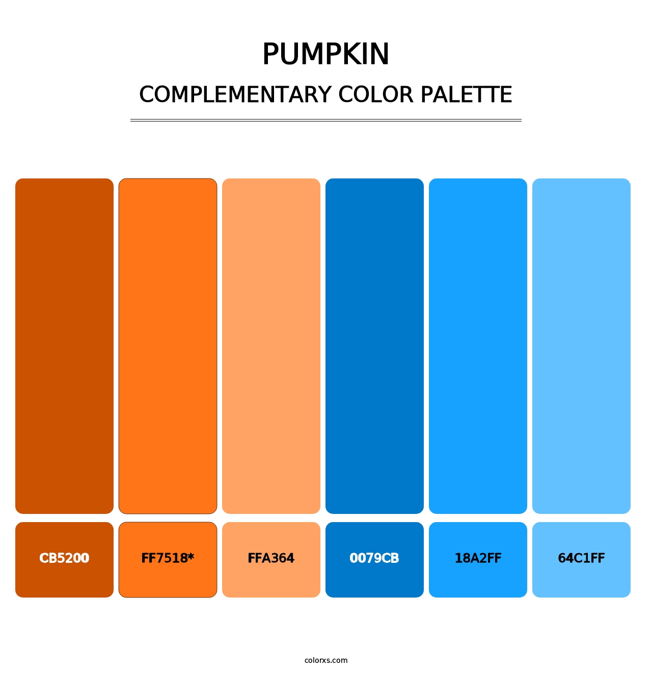 Pumpkin - Complementary Color Palette