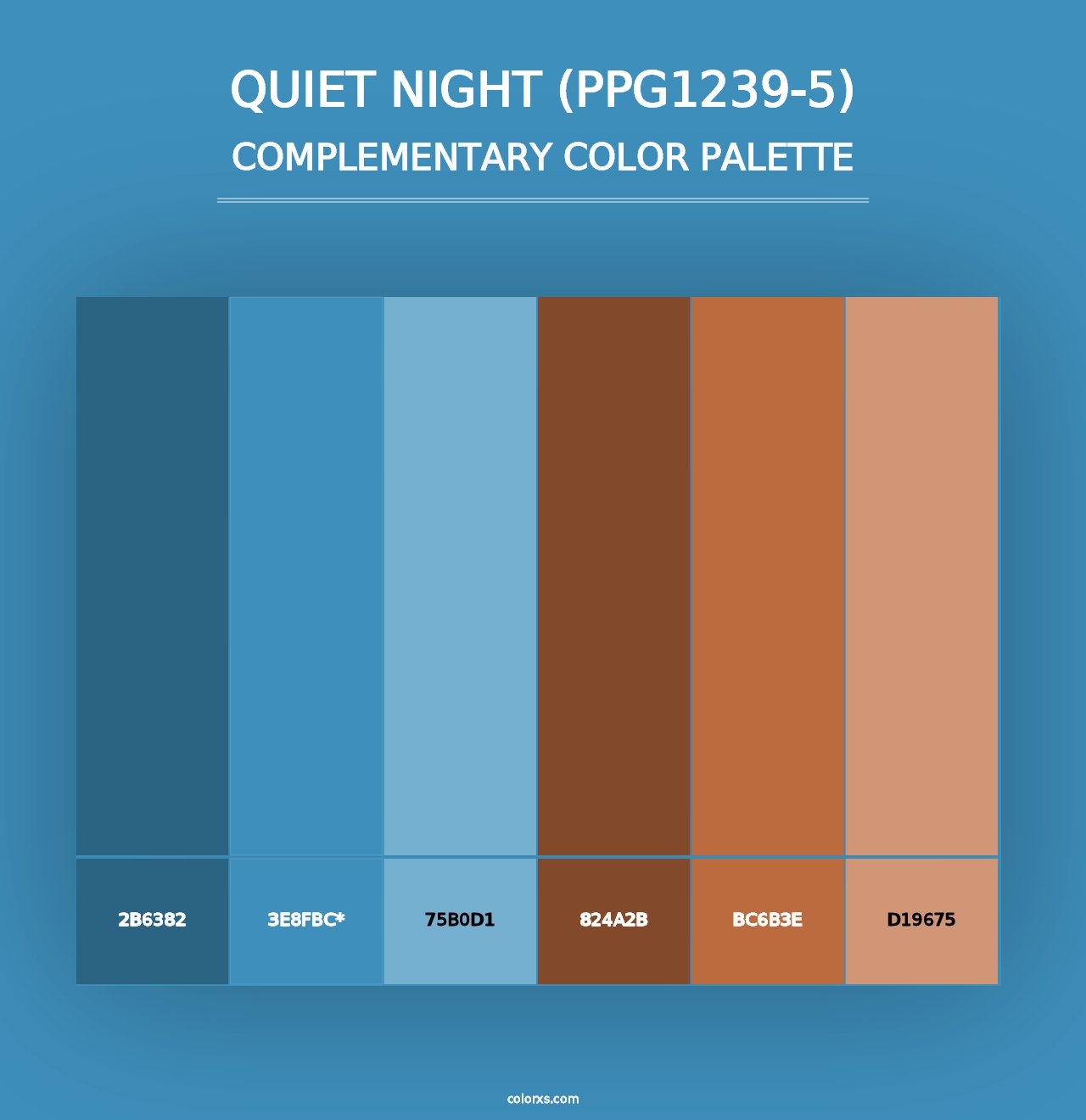 Quiet Night (PPG1239-5) - Complementary Color Palette