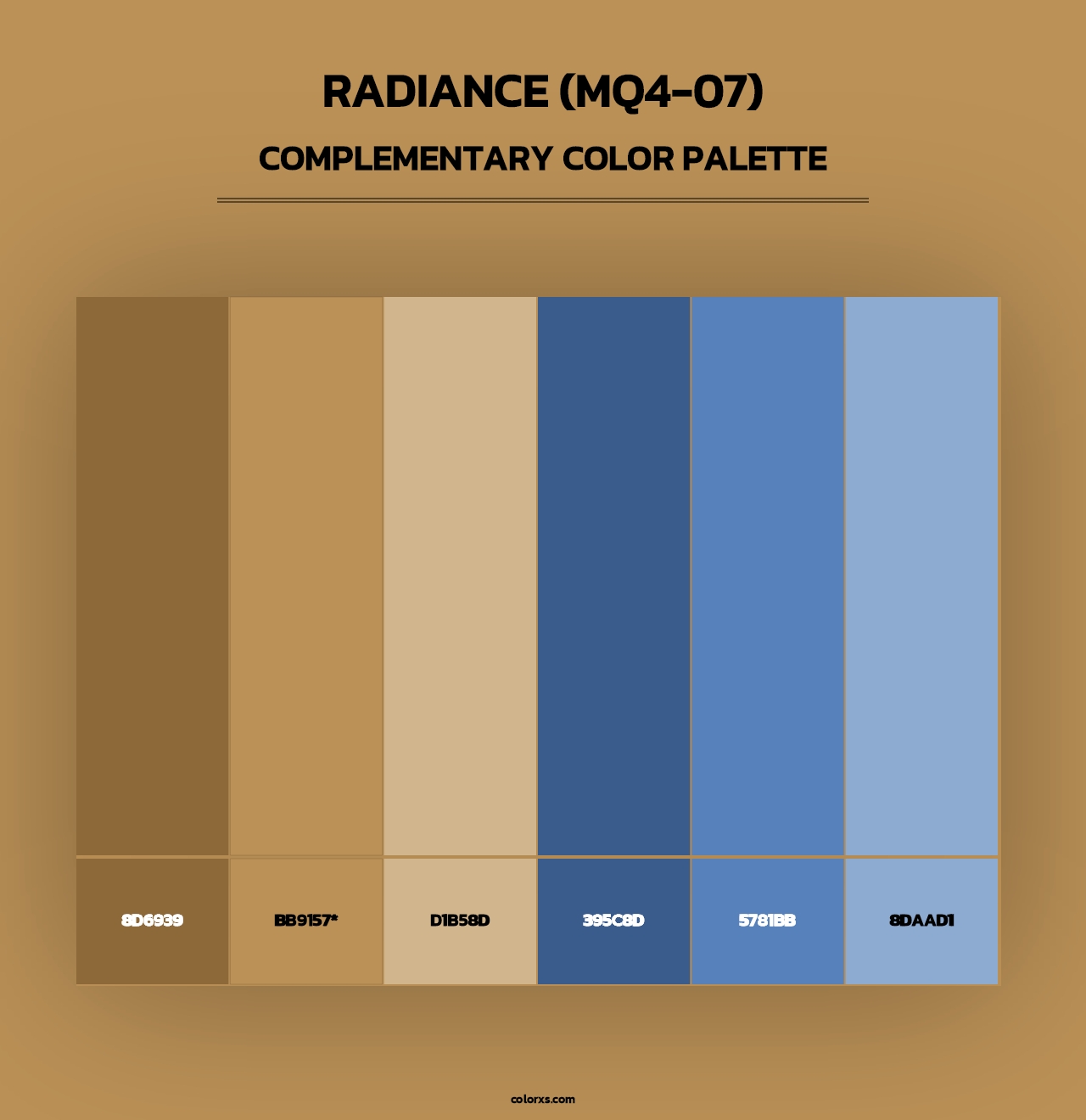 Radiance (MQ4-07) - Complementary Color Palette