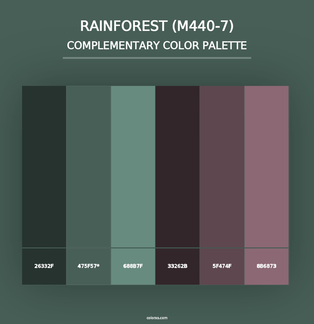 Rainforest (M440-7) - Complementary Color Palette