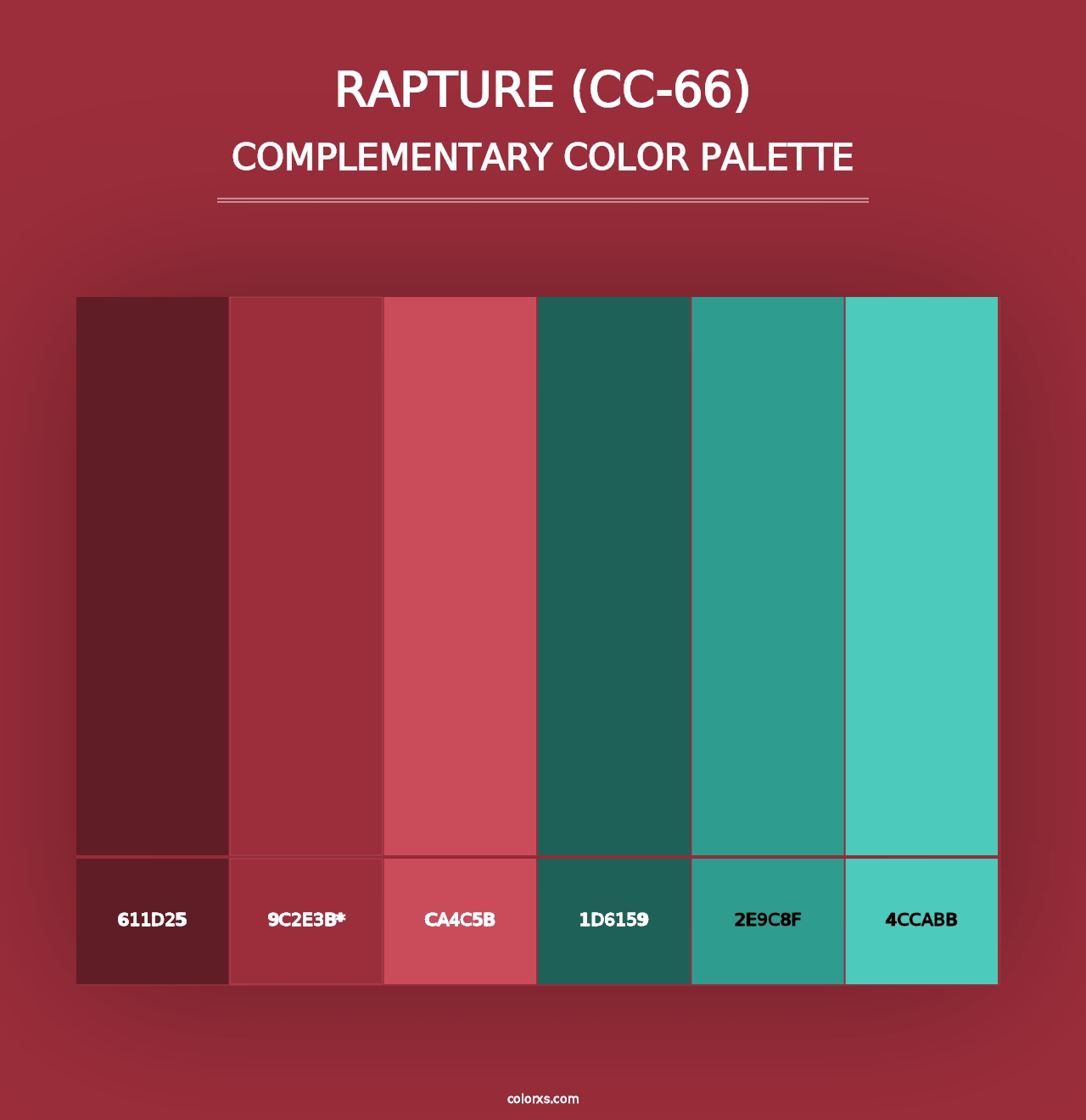 Rapture (CC-66) - Complementary Color Palette