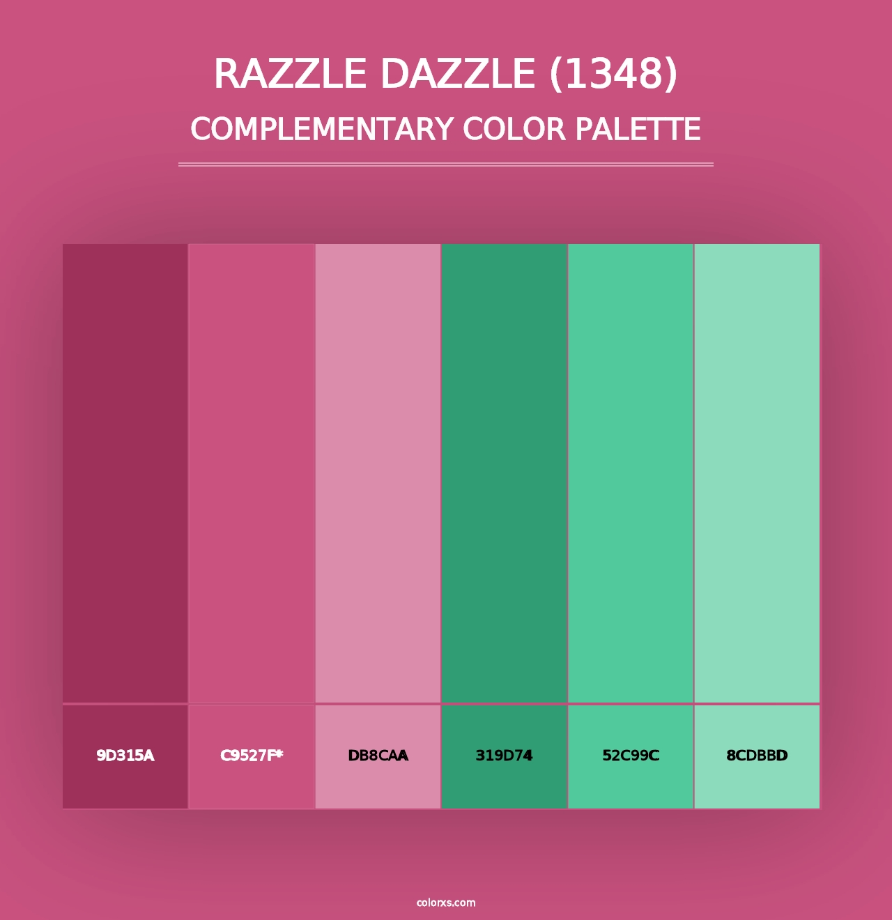 Razzle Dazzle (1348) - Complementary Color Palette