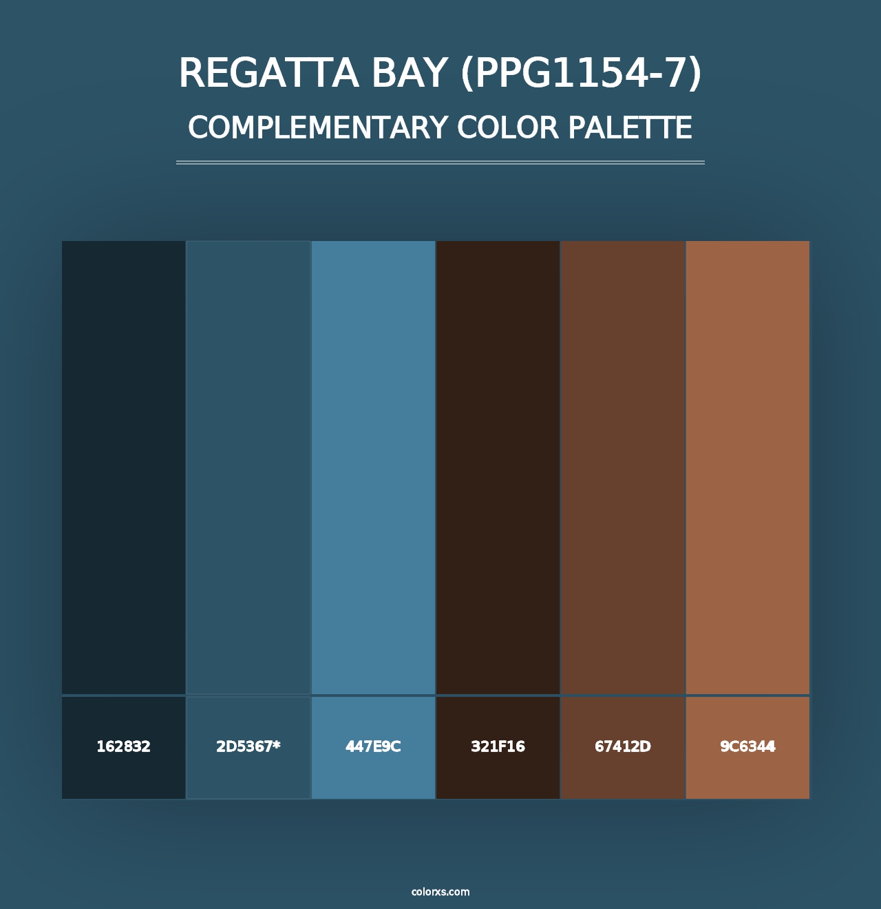 Regatta Bay (PPG1154-7) - Complementary Color Palette