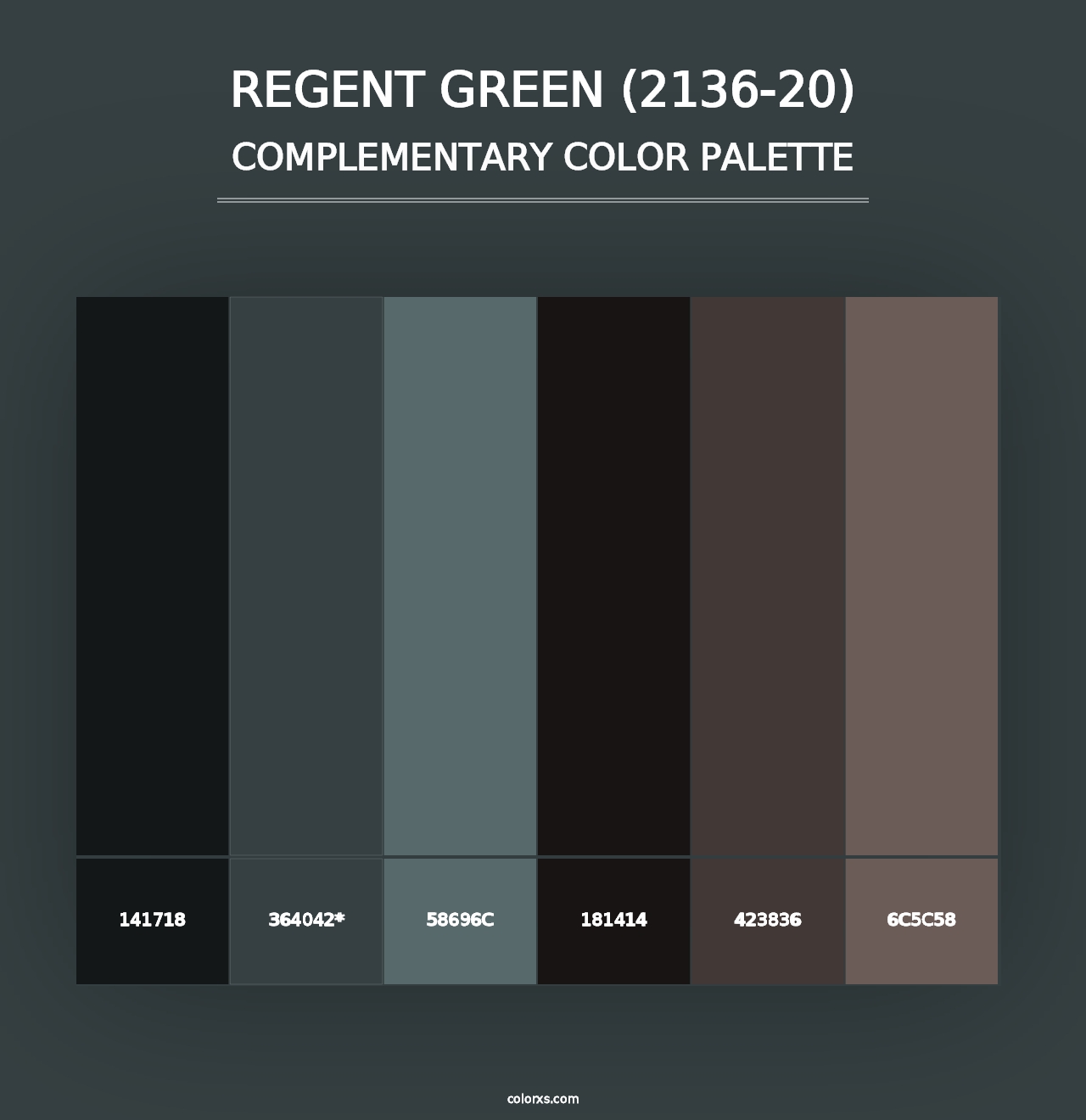 Regent Green (2136-20) - Complementary Color Palette