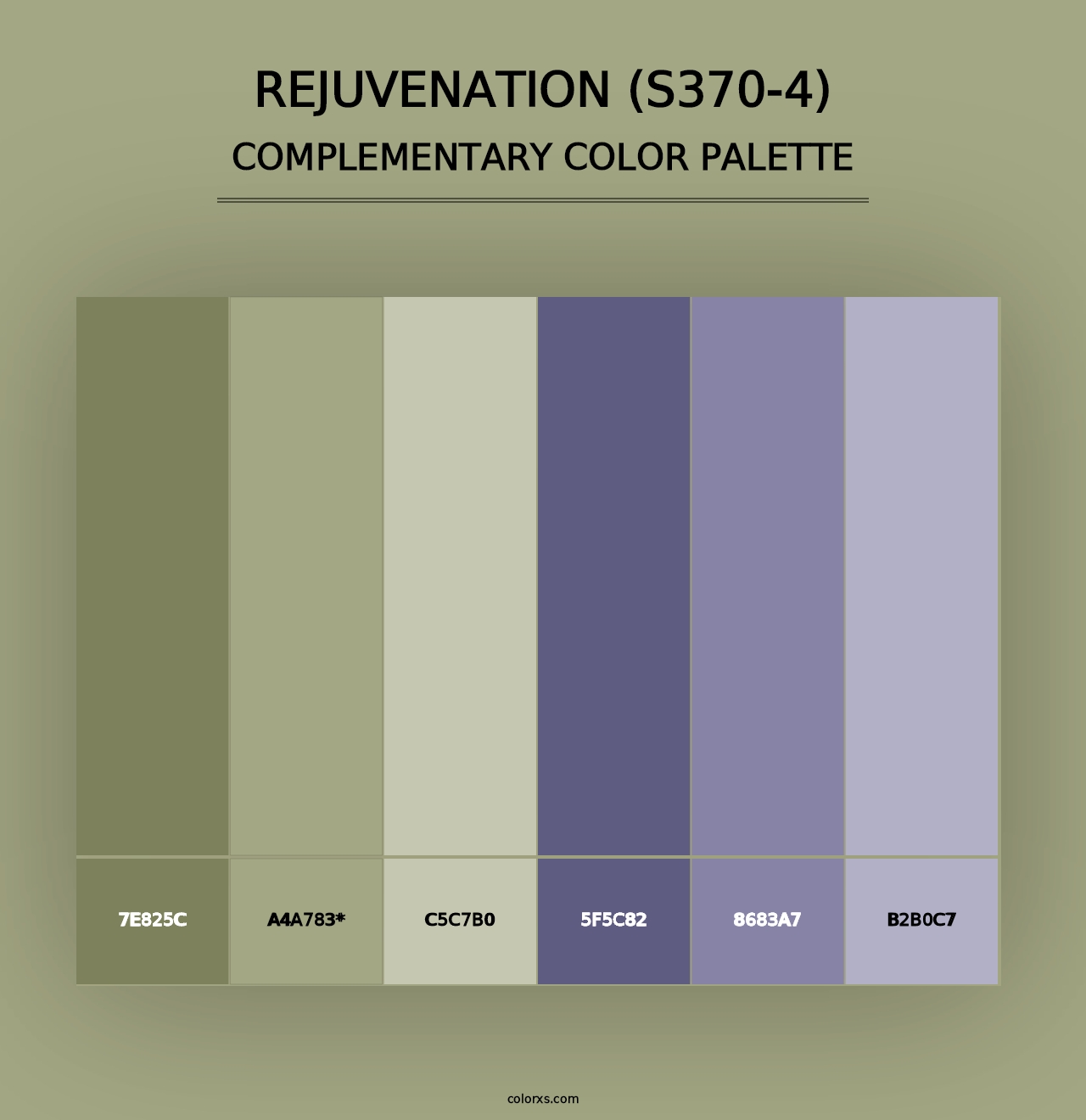 Rejuvenation (S370-4) - Complementary Color Palette