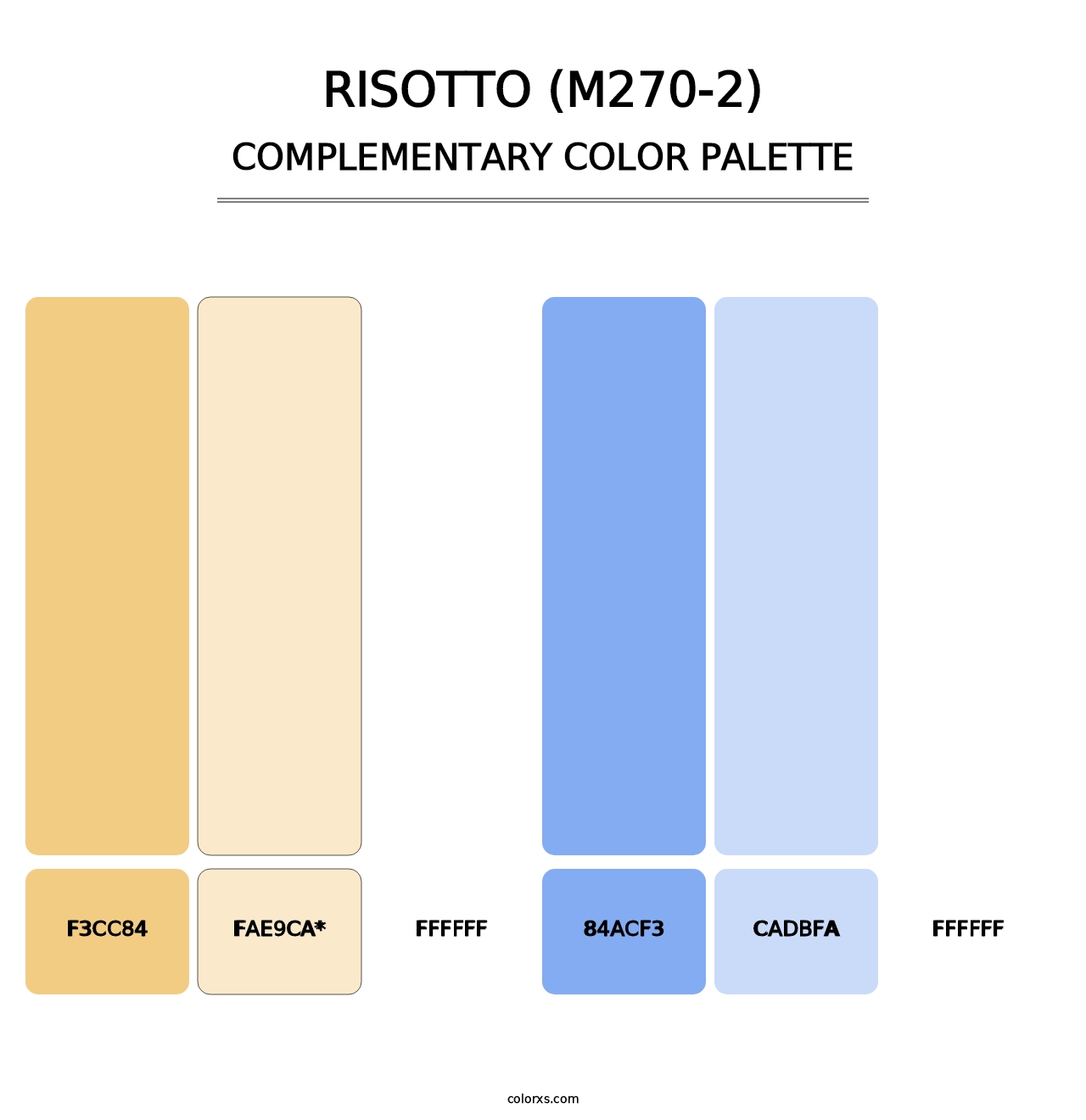 Risotto (M270-2) - Complementary Color Palette