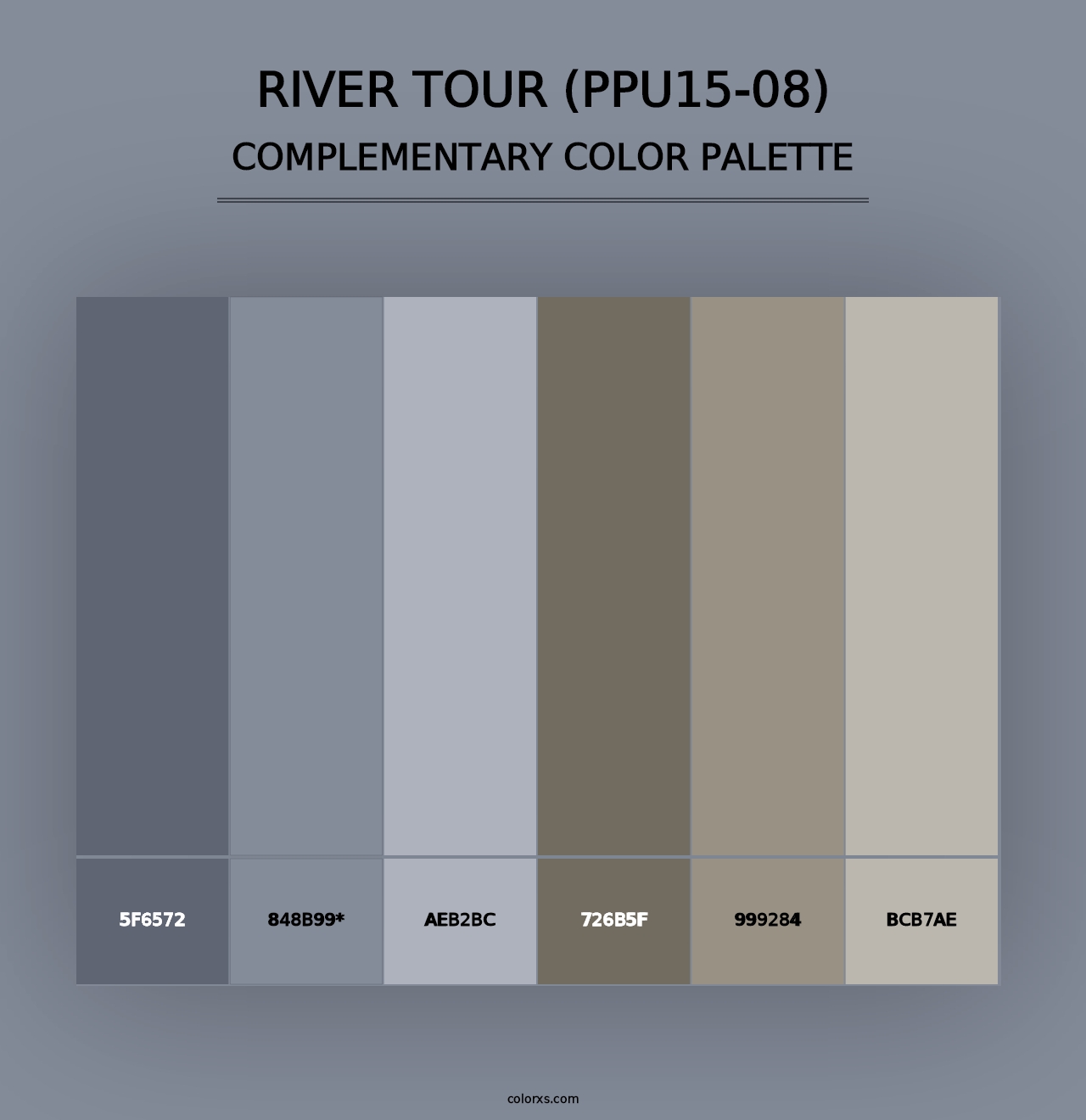 River Tour (PPU15-08) - Complementary Color Palette