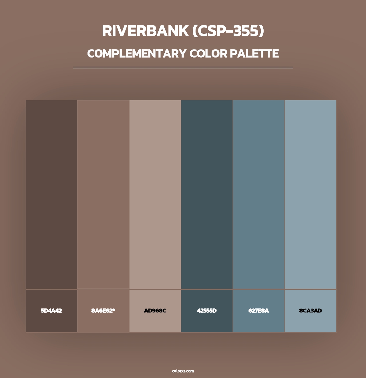 Riverbank (CSP-355) - Complementary Color Palette