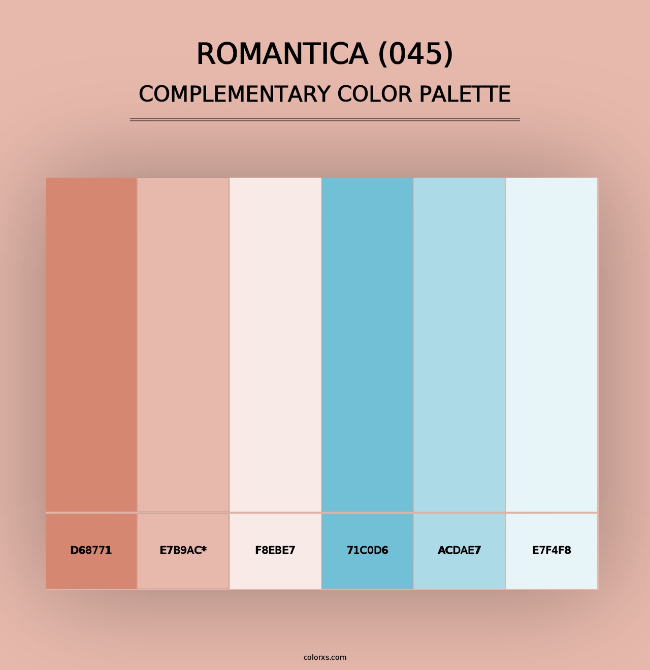 Romantica (045) - Complementary Color Palette