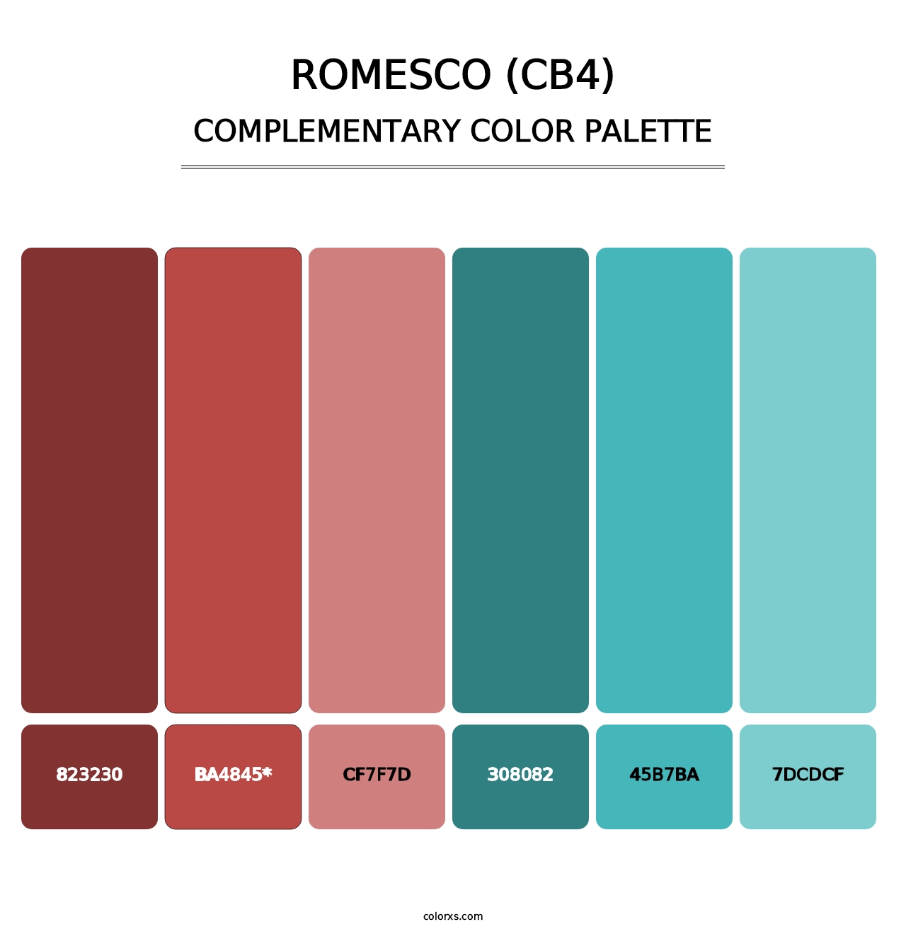 Romesco (CB4) - Complementary Color Palette