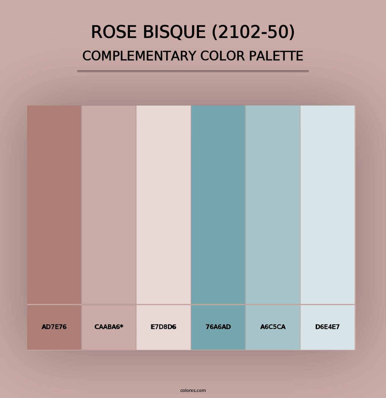 Rose Bisque (2102-50) - Complementary Color Palette