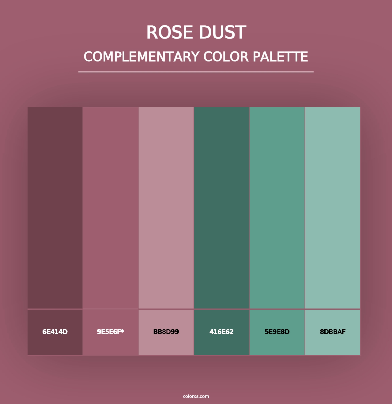 Rose Dust - Complementary Color Palette