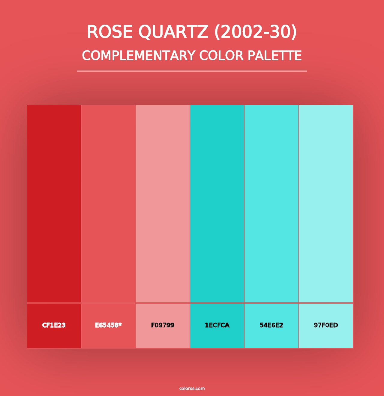 Rose Quartz (2002-30) - Complementary Color Palette