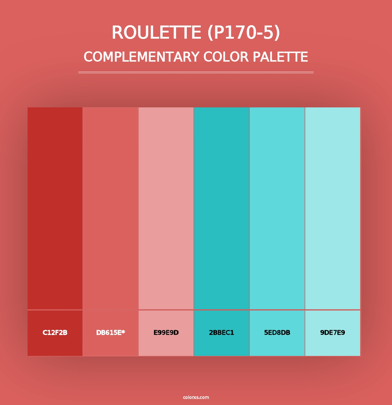 Roulette (P170-5) - Complementary Color Palette