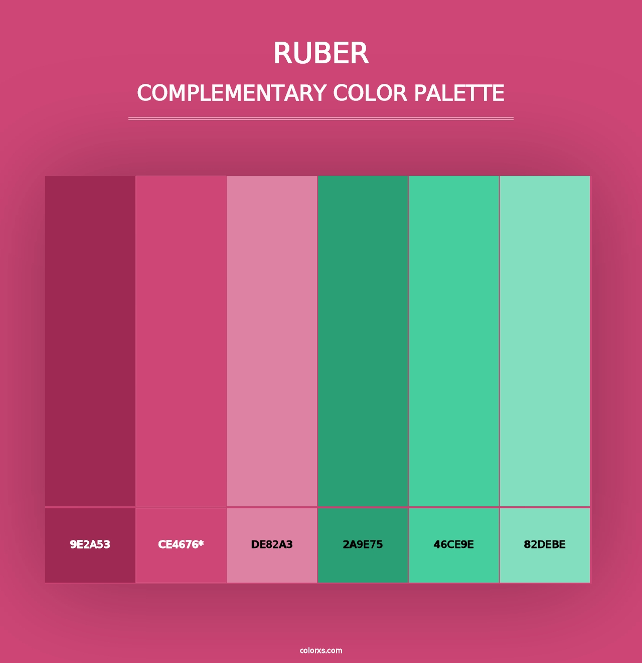 Ruber - Complementary Color Palette