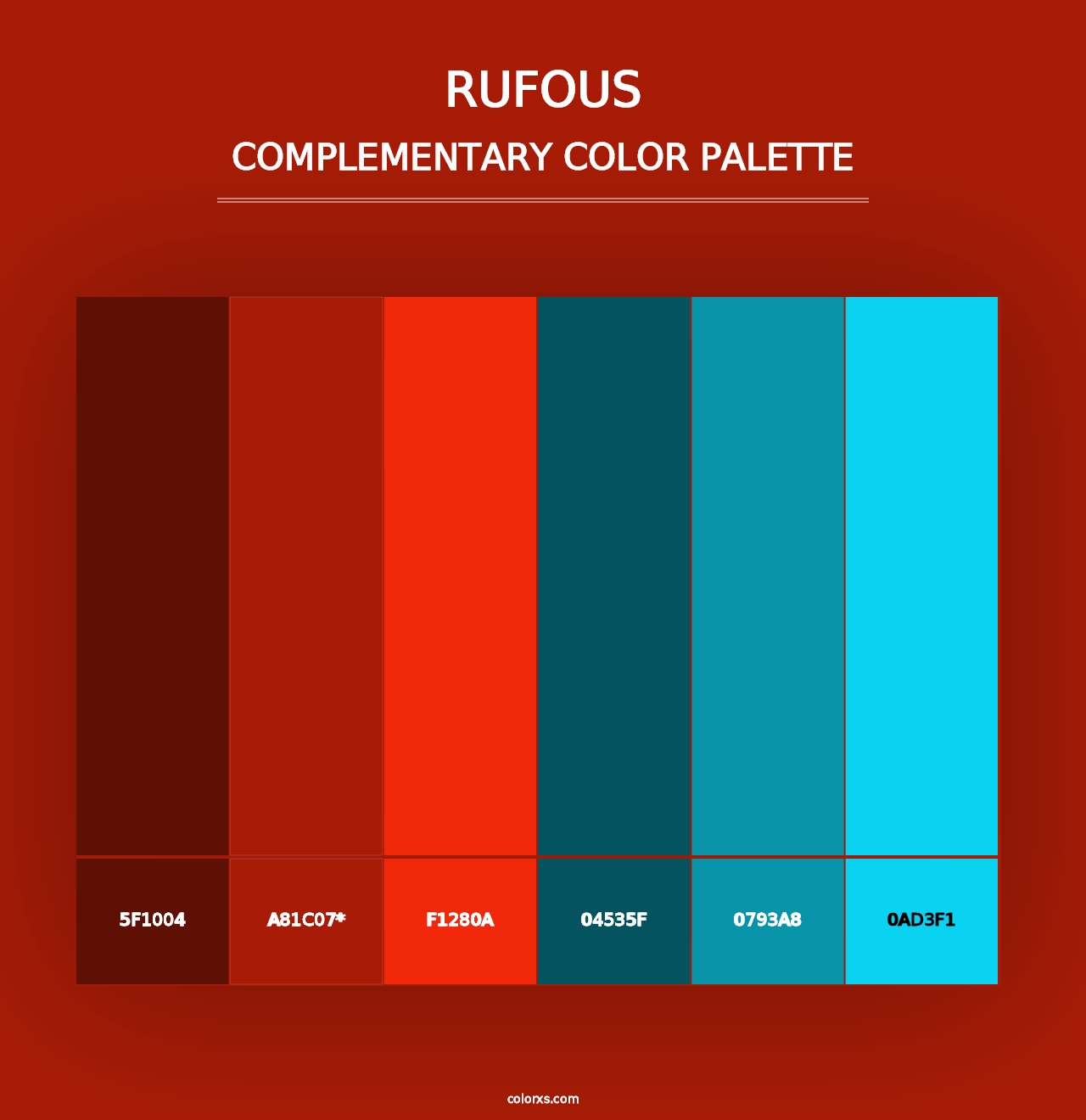 Rufous - Complementary Color Palette