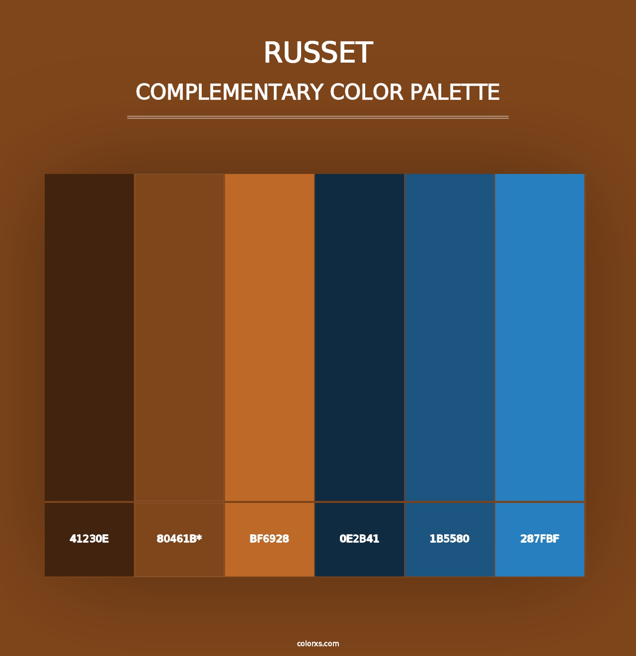 Russet - Complementary Color Palette