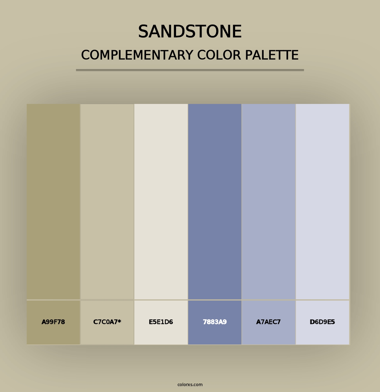 Sandstone - Complementary Color Palette