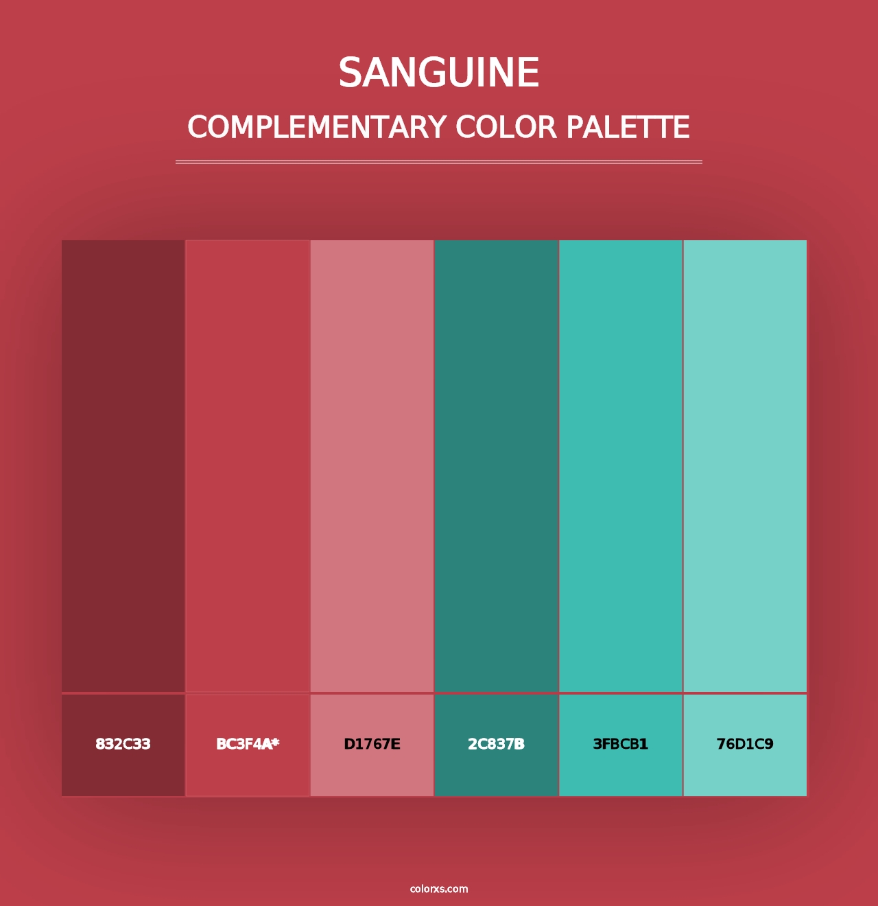 Sanguine - Complementary Color Palette