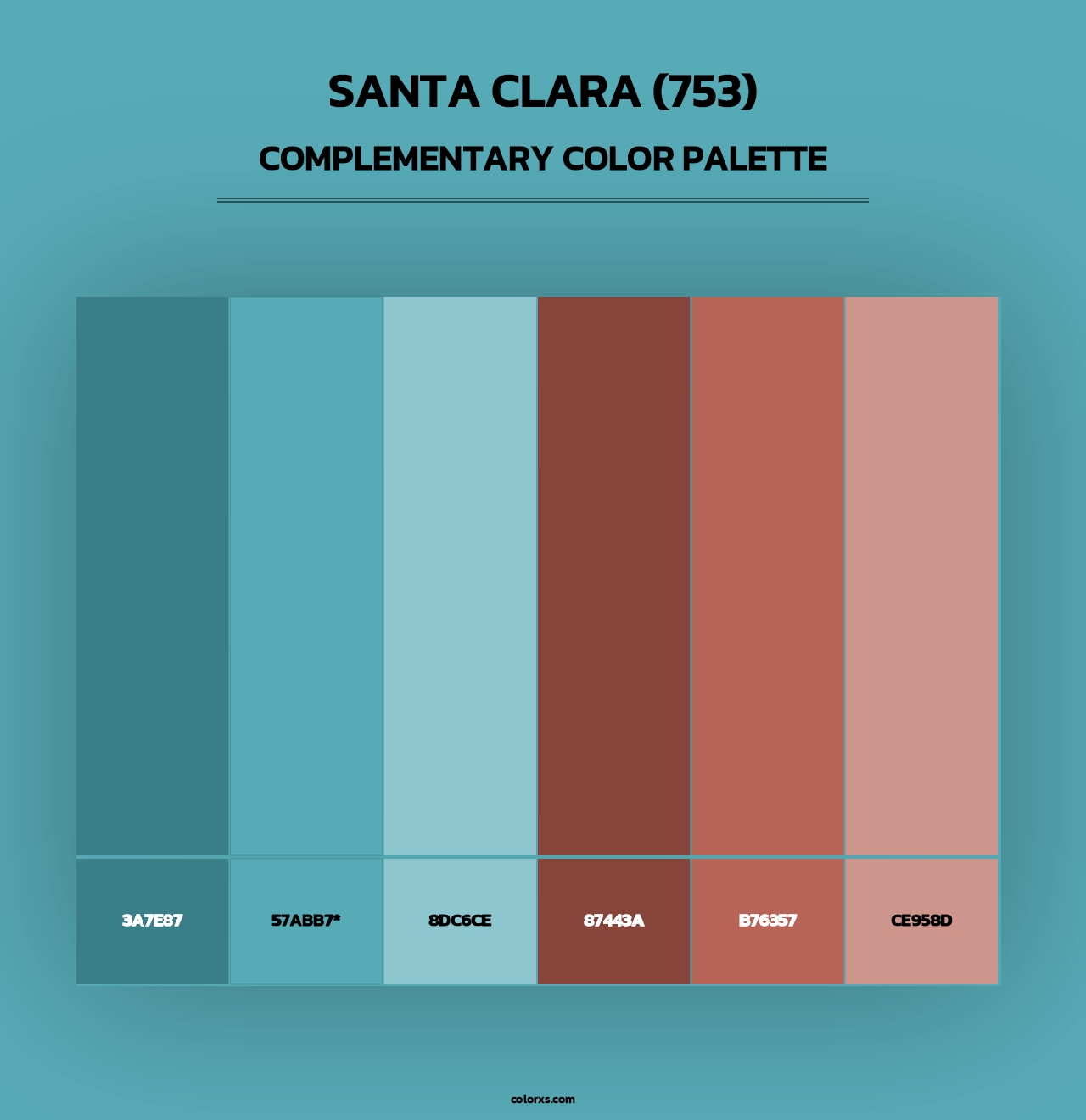 Santa Clara (753) - Complementary Color Palette