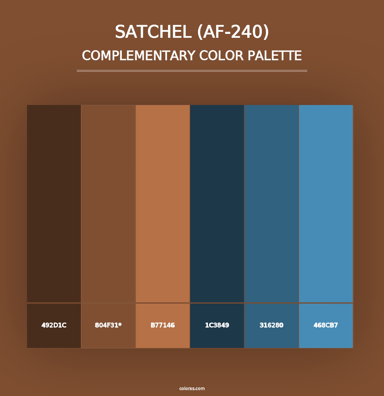 Satchel (AF-240) - Complementary Color Palette