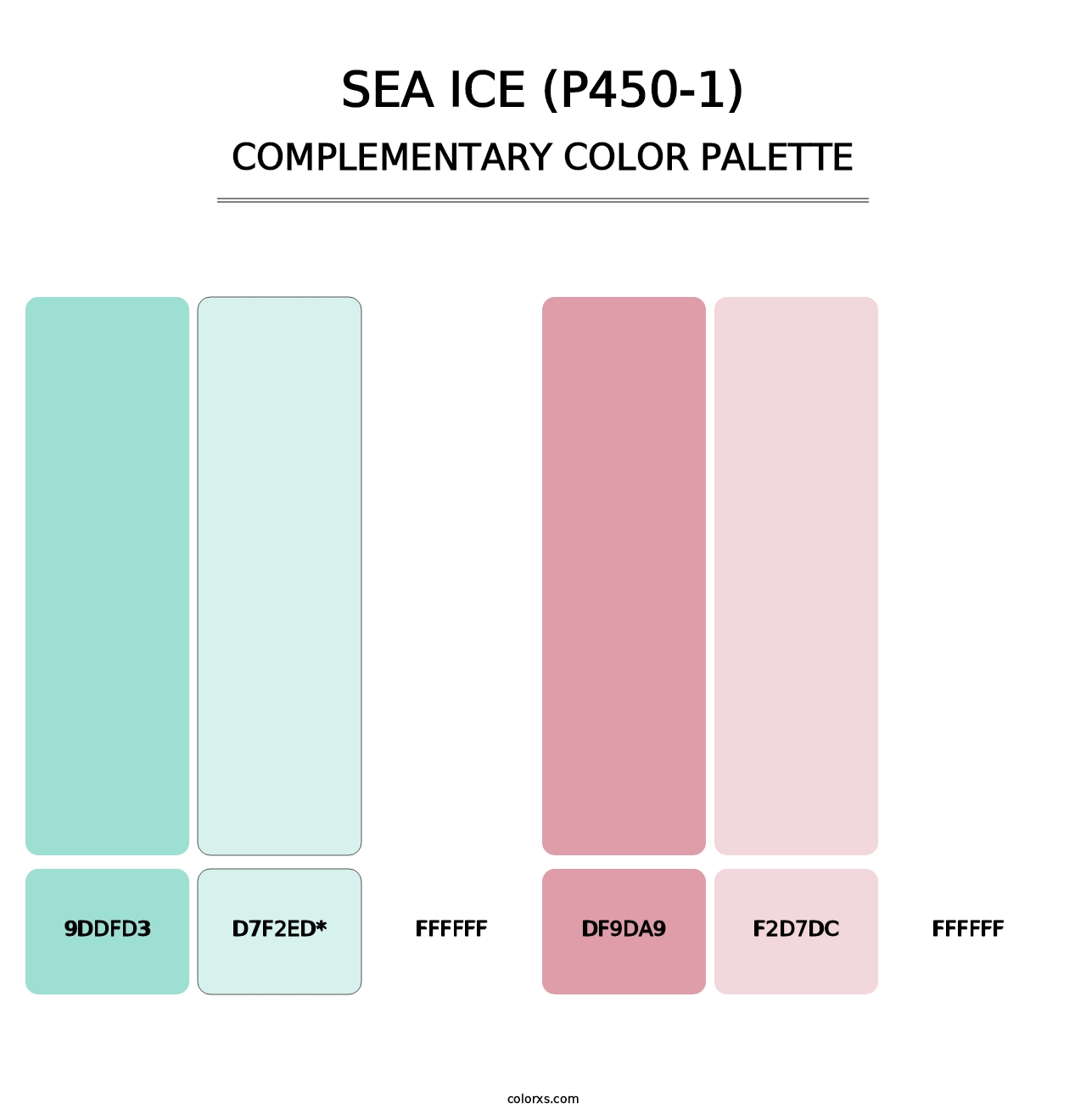 Sea Ice (P450-1) - Complementary Color Palette