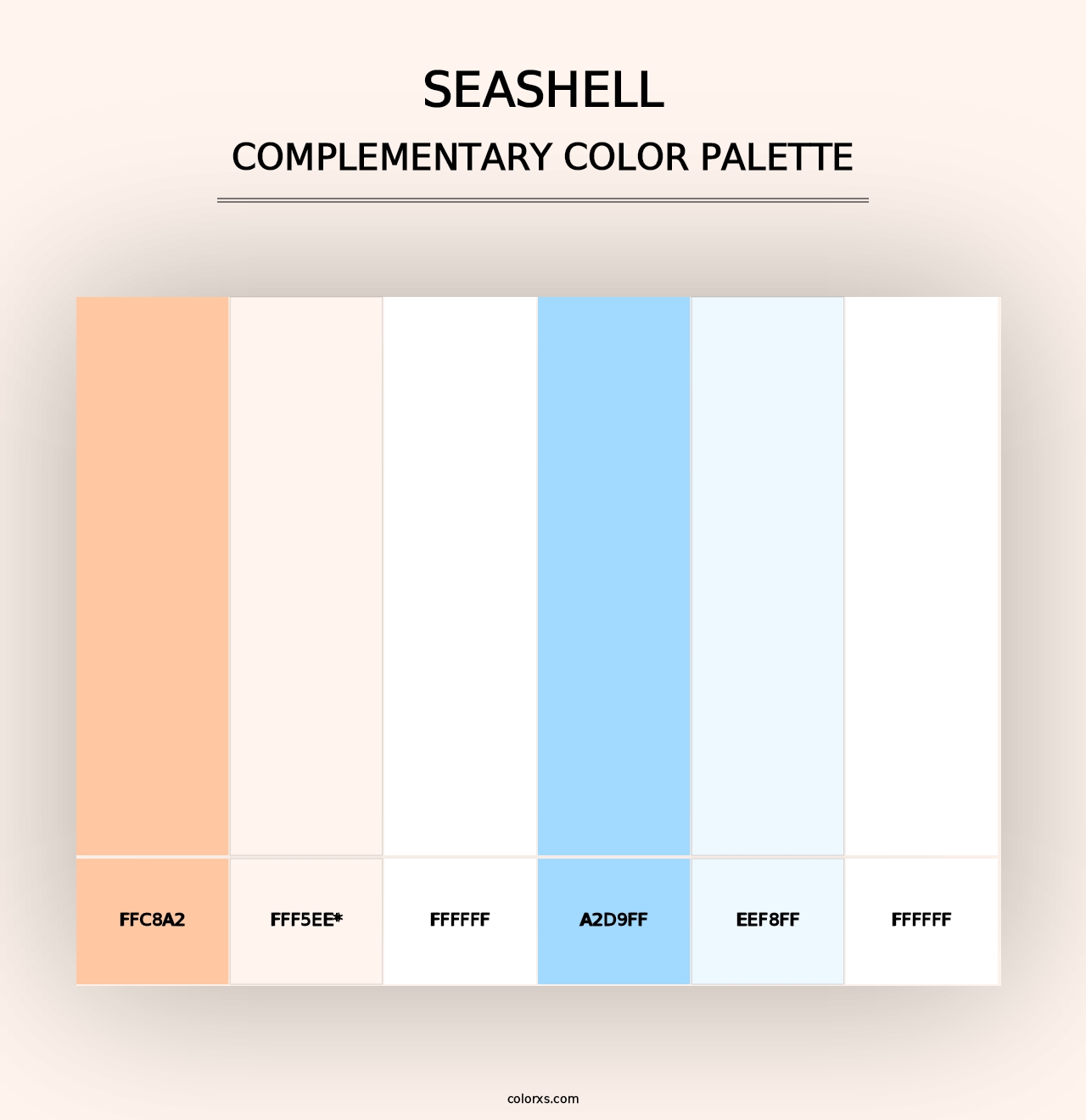 Seashell - Complementary Color Palette