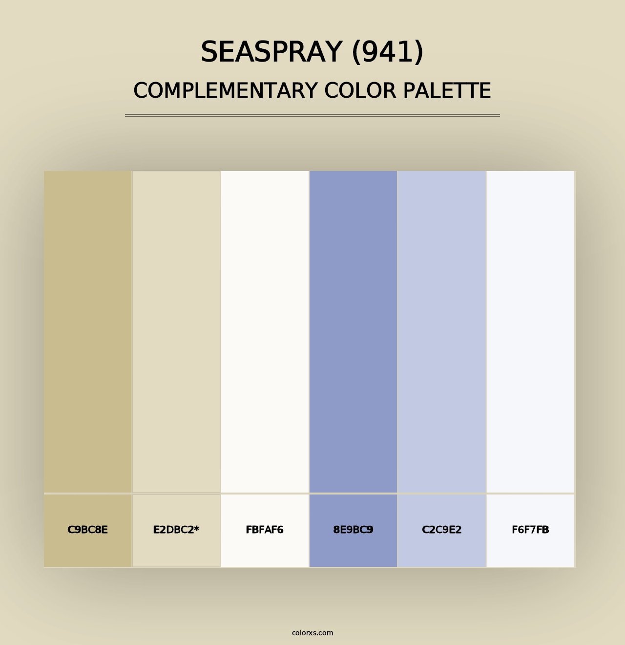 Seaspray (941) - Complementary Color Palette