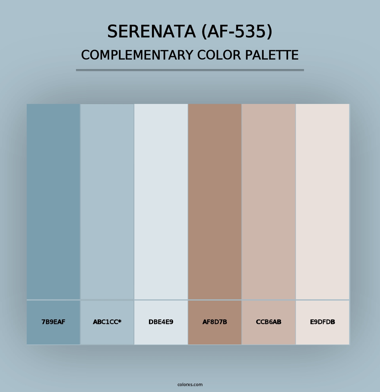 Serenata (AF-535) - Complementary Color Palette