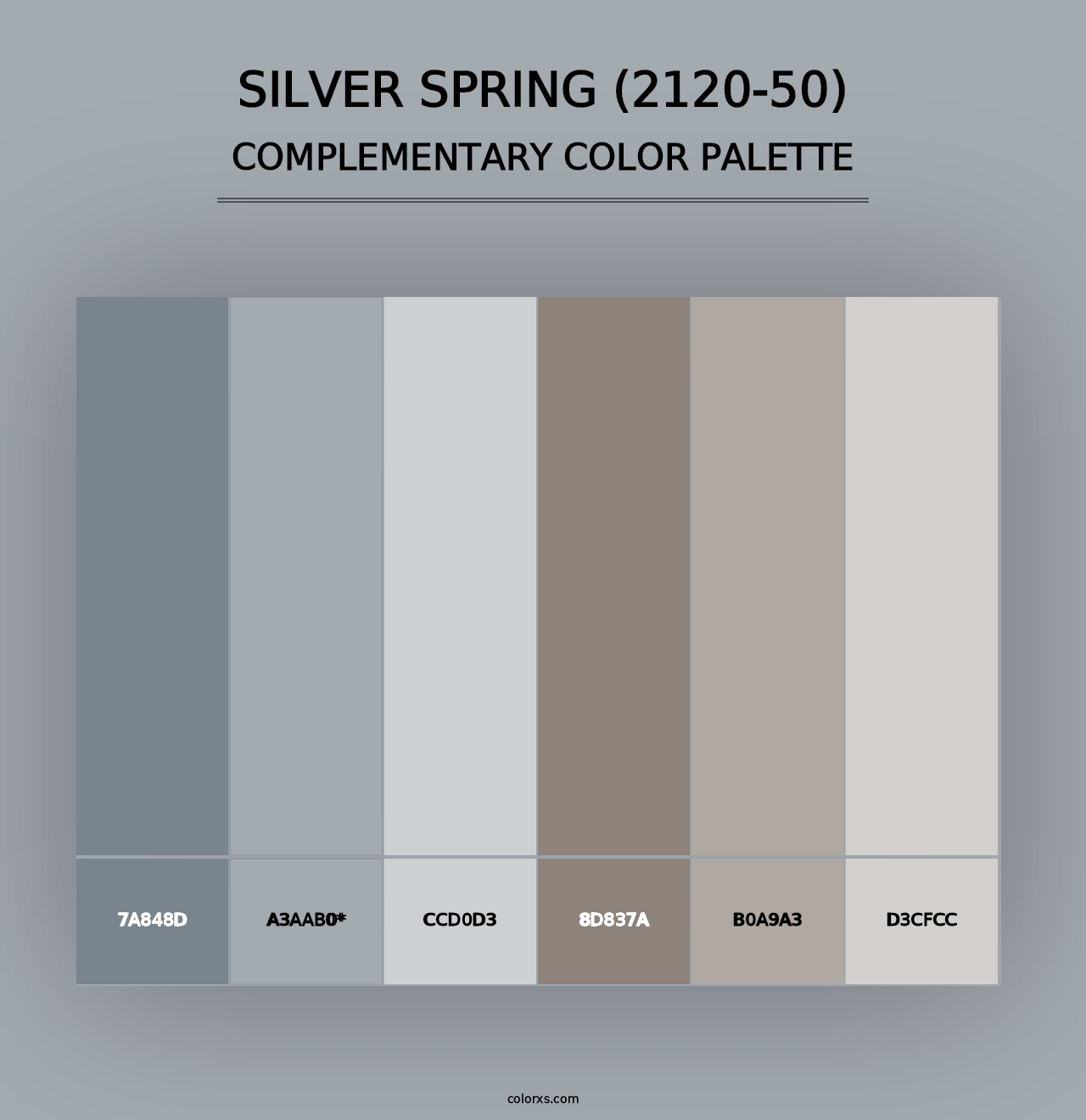 Silver Spring (2120-50) - Complementary Color Palette