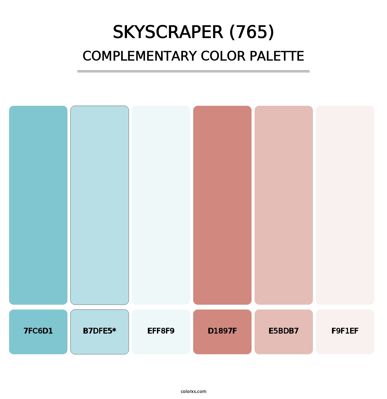 Skyscraper (765) - Complementary Color Palette