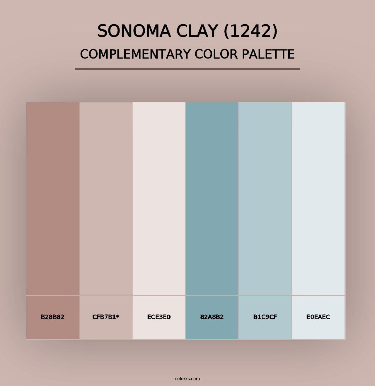 Sonoma Clay (1242) - Complementary Color Palette