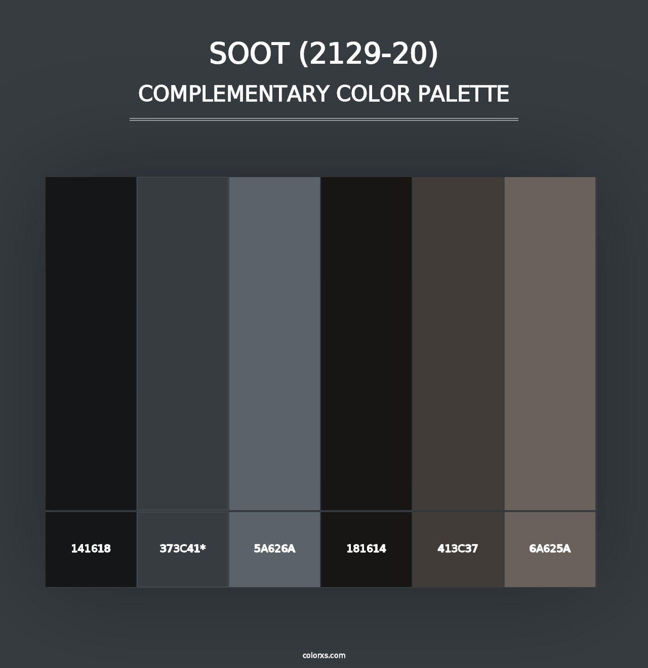 Soot (2129-20) - Complementary Color Palette