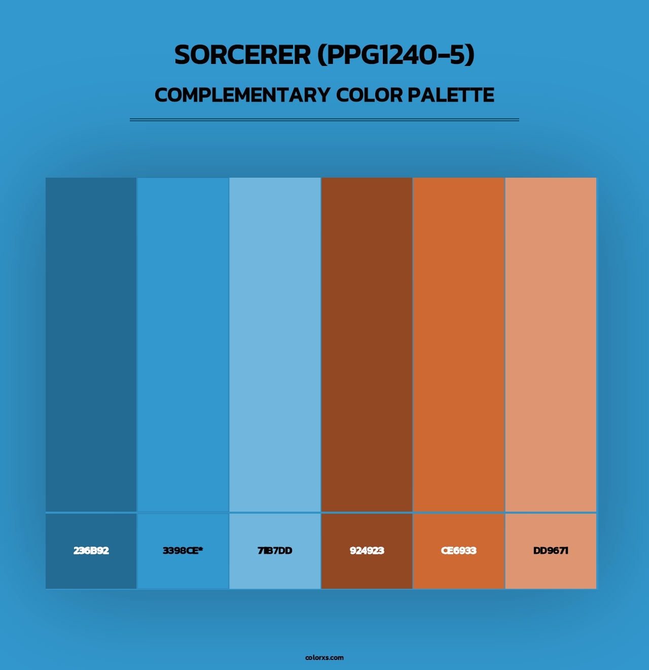 Sorcerer (PPG1240-5) - Complementary Color Palette