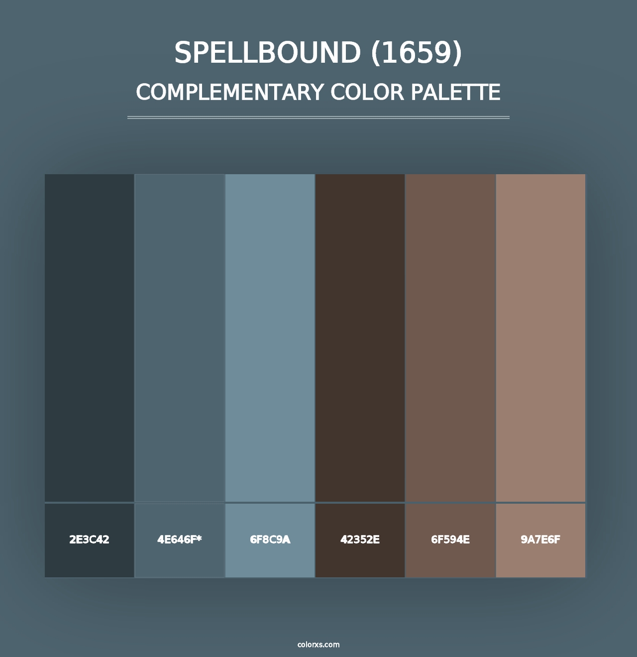 Spellbound (1659) - Complementary Color Palette