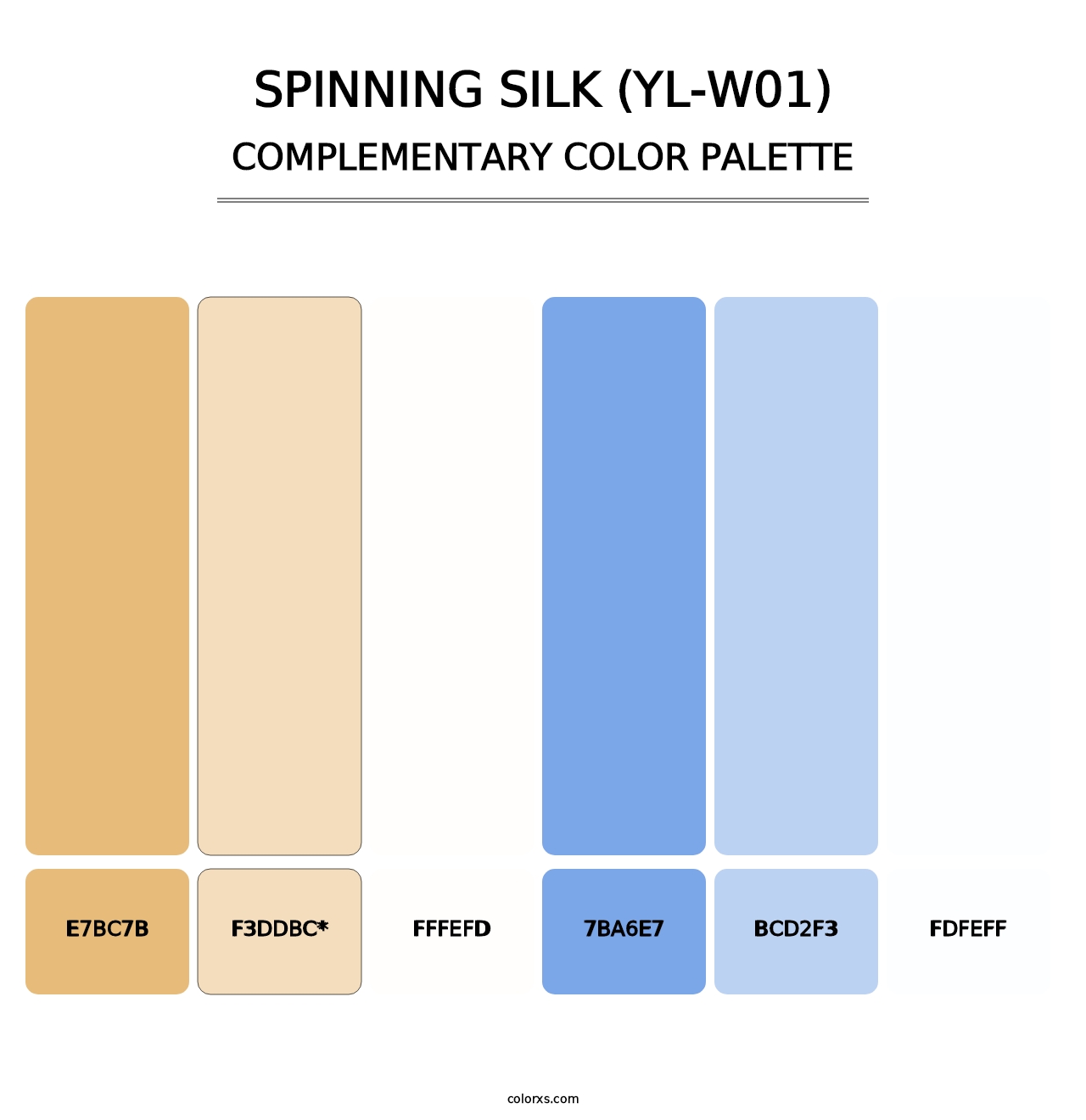 Spinning Silk (YL-W01) - Complementary Color Palette